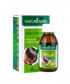 NATURESOIN HUILE CAPILLAIRE 10 HUILES VÉGÉTALES & NATURELLES TOUS TYPES DE CHEVEUX