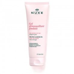 NUXE GEL DEMAQUILLANT FONDANT AUX PETALES DE ROSE 125ML VISAGE ET YEUX ? PEAUX SENSIBLES, NORMALES À MIXTES