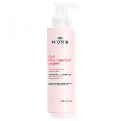 NUXE LAIT DEMAQUILLANT AUX PETALES DE ROSE 200ML VISAGE, YEUX ET LÈVRES, PEAUX SENSIBLES, NORMALES À SÈCHES