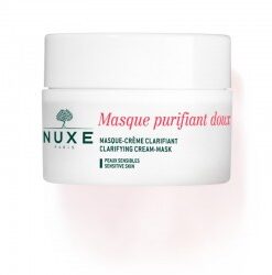 NUXE MASQUE PURIFIANT DOUX AUX PETALES DE ROSE 50ML VISAGE ET COU PEAUX SENSIBLES, TOUS TYPES DE PEAUX