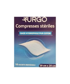 URGO COMPRESSES DE GAZE STÉRILES
