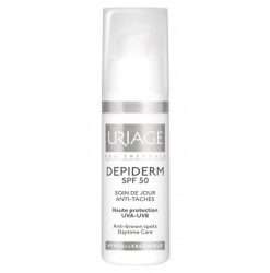 URIAGE DEPIDERM SPF 50 30ML SOIN DE JOUR HAUTE PROTECTION ANTI-TACHES BRUNES