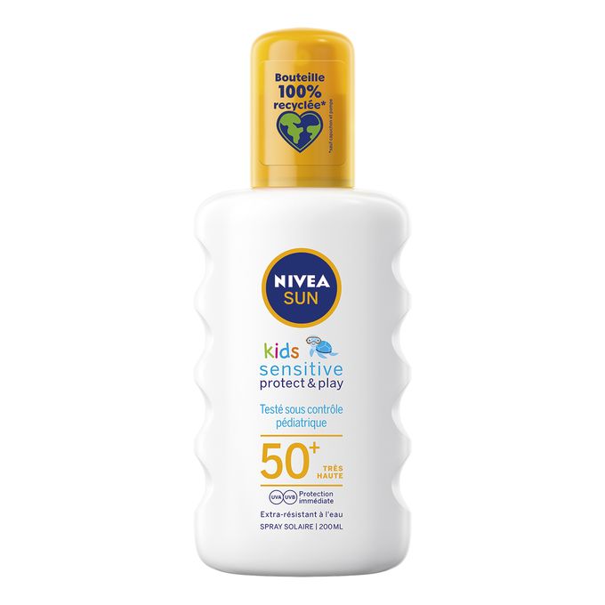 NIVEA SUN Kids - Sensitive Protect & Play - SPF 50+ - Spray 200ml NIVEA SUN Kids - Sensitive Protect & Play - SPF 50+ - Spray 200ml