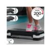 Step Aerobic et fitness Étape d'entraînement avec des élévateurs max 200kg