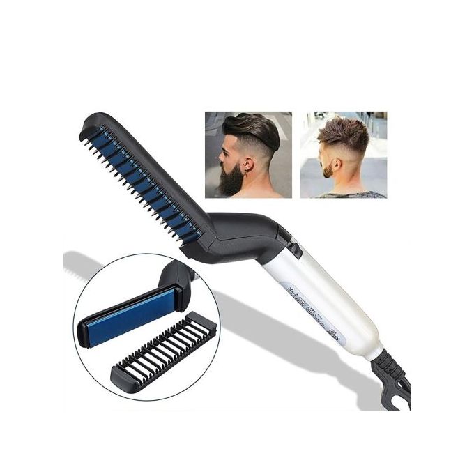 Lisseur et Peigne électrique pour Barbe & Cheveux Homme - Modelling Comb