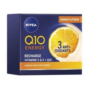 NIVEA Soin de Nuit Q10 PLUS C Anti-rides & Energy – pot 50ml