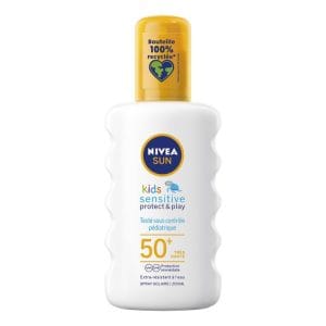 NIVEA SUN Kids – Sensitive Protect & Play – SPF 50+ – Spray 200ml
