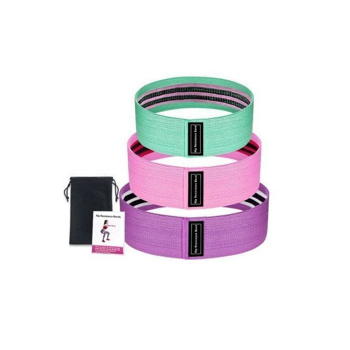 3pcs Resistance Bands Hip Circle Anti Slip Rubber Band Hip Circle Loop Resistanc