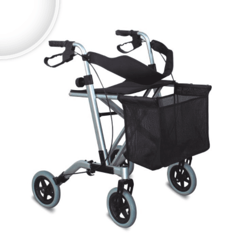 Rollator en aluminium 4 roues