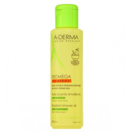 A-DERMA EXOMEGA HUILE LAVANTE ÉMOLLIENTE ANTI-GRATTAGE 500 ML