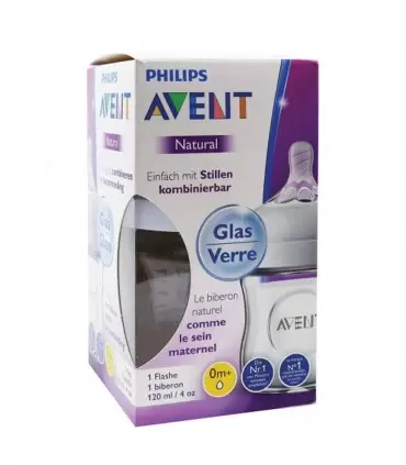 AVENT BIBERON NATURAL VERRE 120ML