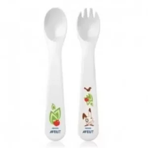 AVENT SET DE COUVERTS 12 M+ CUILLÈRE - FOURCHETTE