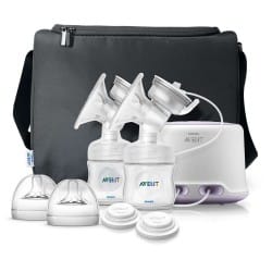 AVENT TIRE LAIT ELECTRONIQUE DOUBLE POMPAGE NATURAL 0% BPA - SCF334/02