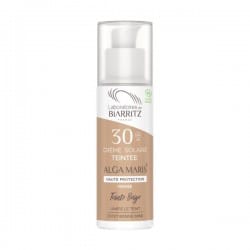 BIARRITZ ALGAMARIS - CRÈME SOLAIRE VISAGE TEINTÉE SPF30 BEIGE