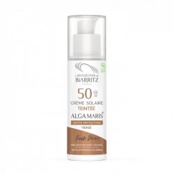 BIARRITZ CREME SOLAIRE VISAGE TEINTEE DORE SPF50 50ML
