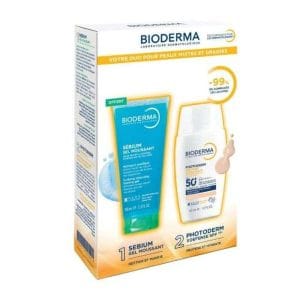 BIODERMA OFFRE PHOTODERM XDEFENSE ULTRA FLUID SPF 50+ TEINTE 01 40 ML + SEBIUM GEL MOUSSANT OFFERT – Image 2