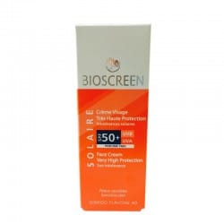 BIOSCREEN SOLAIRE CREME VISAGE TRES HAUTE PROTECTION 50 ML