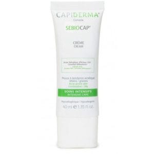 CAPIDERMA SEBIOCAP CRÈME VISAGE POUR PEAUX À TENDANCE ACNÉIQUE 40ML