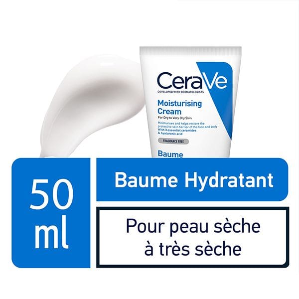 CERAVE BAUME HYDRATANT NOURRISSANT PEAU SÈCHE À TRÈS SÈCHE | 50ML