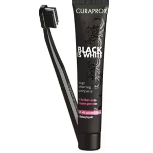 BLACK IS WHITE DENTIFRICE + BAD