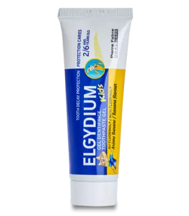 ELGYDIUM DENTIFRICE BANANE 2- 6 ANS
