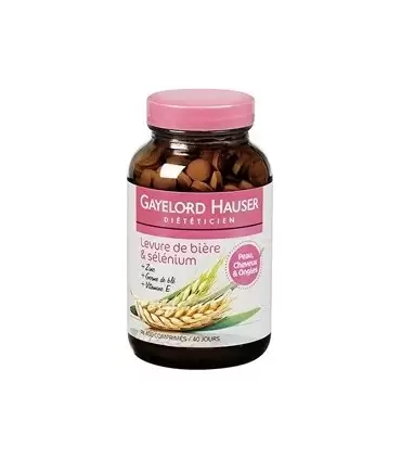 GAYELORD HAUSER LEVURE DE BIERE ET SELENIUM 400 COMPRIMÉS