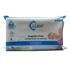 GILBERT LINGETTES BIO A L'EAU 70 UNITÉS