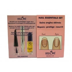 HERÔME NAIL ESSENTIALS KIT R ONGLES ABIMÉS APRÈS POSE D&rsquo;ONGLES EN GEL