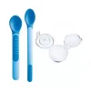 MAM 2 CUILLÈRES THERMO SENSIBLES + ÉTUI COULEUR BLEU 6+ MOIS