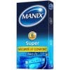MANIX SUPER 6 PRÉSERVATIFS