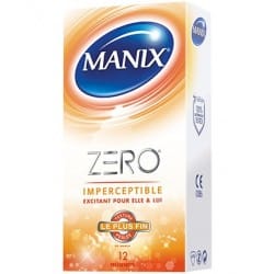 MANIX ZERO EXCITANT 12 PRÉSERVATIFS