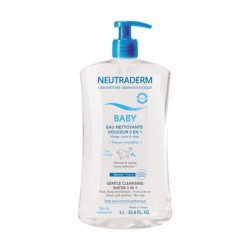 NEUTRADERM BABY EAU NETTOYANTE DOUCEUR 3 EN 1 - 1L
