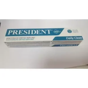 PRESIDENT DAILY CLEAN DENTIFRICE ORTHO IMPLANT 75 ML