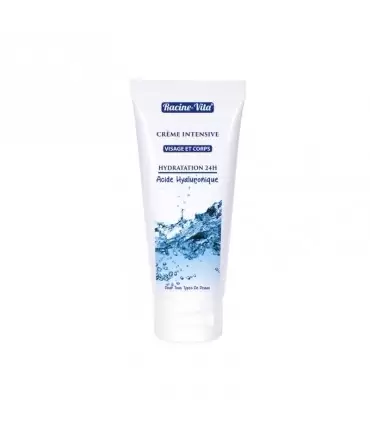 RACINE VITA CRÈME INTENSIVE ACIDE HYALURONIQUE VISAGE ET CORPS HYDRATATION 24H 100ML