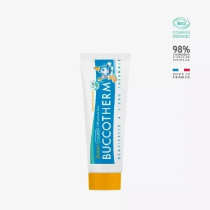 BUCCOTHERM DENTIFRICE JUNIOR 7-12 ANS ICE TEA PÊCHE CERTIFIÉ BIO 50ML