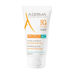 A-DERMA PROTECT AC SPF50+ FLUIDE MATIFIANT TRÈS HAUTE PROTECTION 40ML