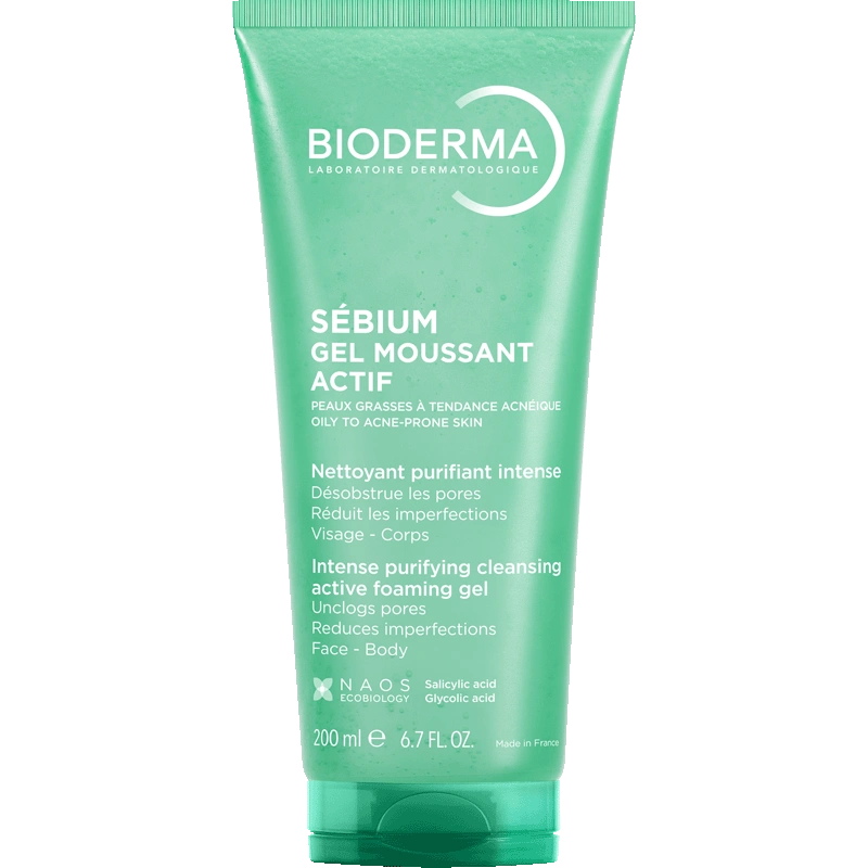BIODERMA SÉBIUM GEL MOUSSANT ACTIF 200ML