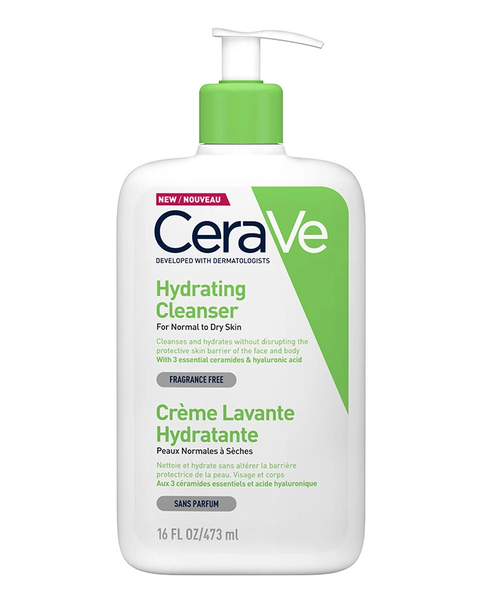 CERAVE CRÈME LAVANTE HYDRATANTE PEAU NORMALE À SÈCHE | 473ML