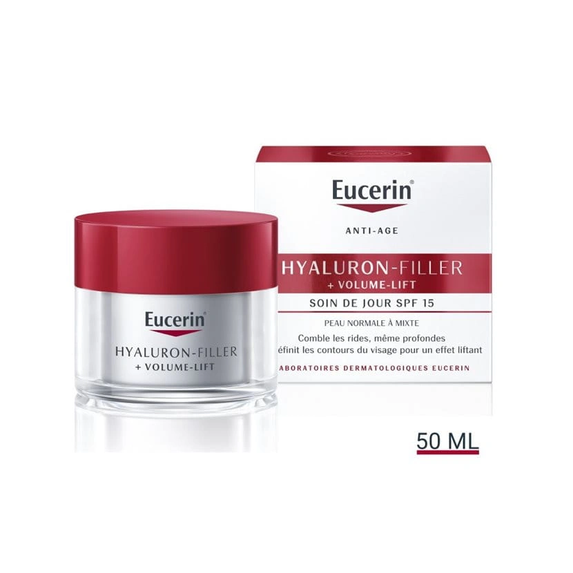 Eucerin Hyaluron Filler Volume-Lift Soin de Jour SPF 15 Peau Normale 50 ml