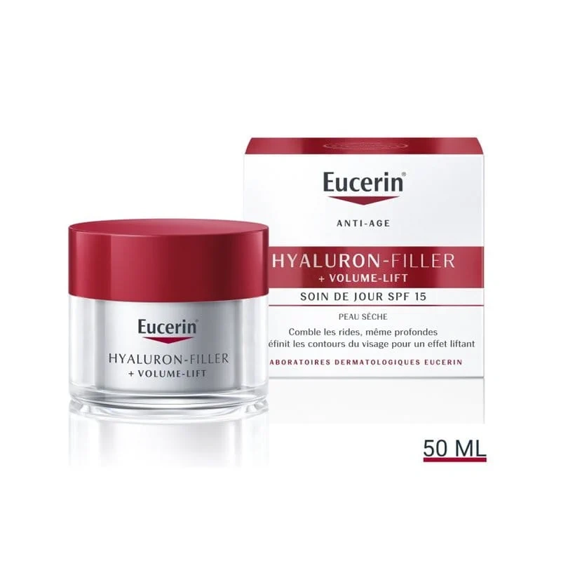 Eucerin Hyaluron-Filler + Volume-Lift Soin de Jour SPF 15 Peau Sèche