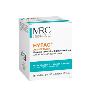 Hyfac Woman Active Mask Masque Peel-Off 15 Sachets