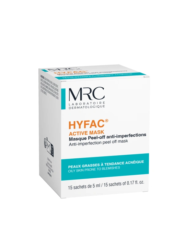 Hyfac Woman Active Mask Masque Peel-Off 15 Sachets
