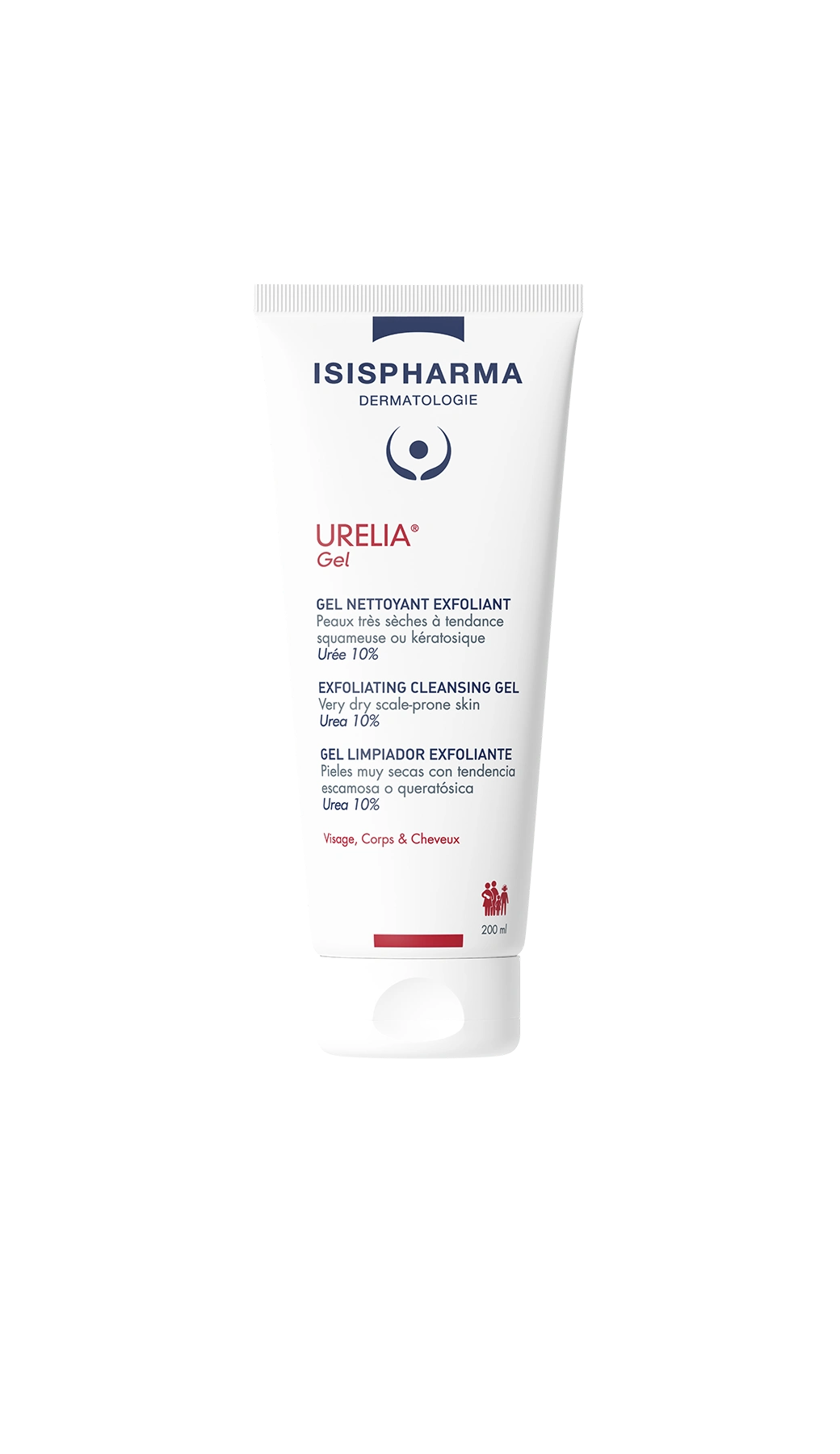 Isis Pharma Urelia Gel Nettoyant Exfoliant 200 ml