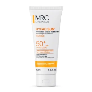 Hyfac Sun Protection Solaire Invisible SPF 50+ Toucer Sec