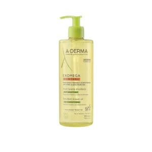 A-Derma Exomega Huile Lavante Émolliente Anti-Grattage 500 ml