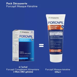 Forcapil Cheveux et Ongles 180 Gélules