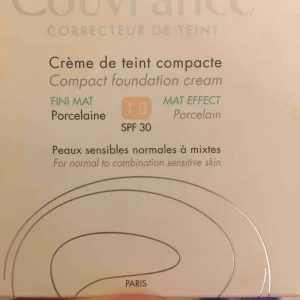 Avène Couvrance Crème de Teint Compacte Mat Porcelaine 10 g N1