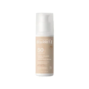 Biarritz Creme Solaire Visage Teintee Ivoire SPF 50 50 ml