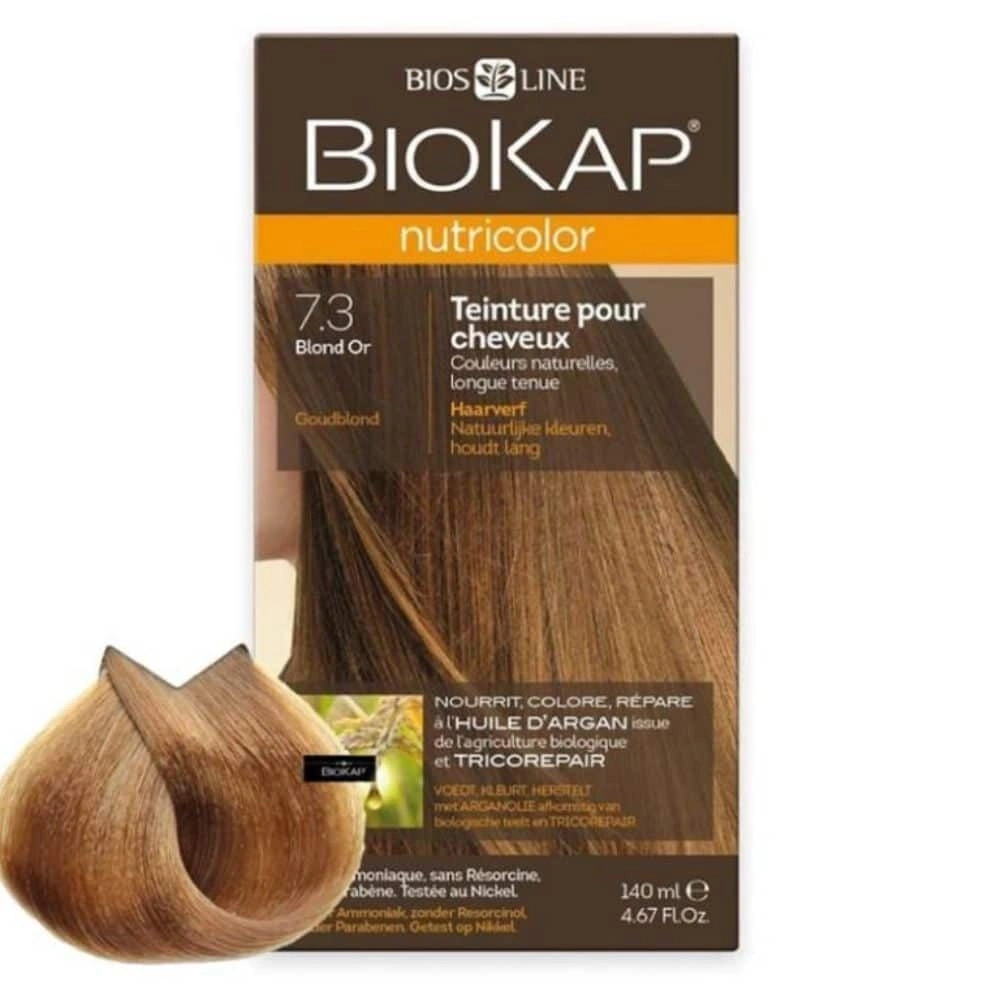 Biokap Nutricolor Delicato Teinture pour Cheveux Blond Foncé Doré 6.3