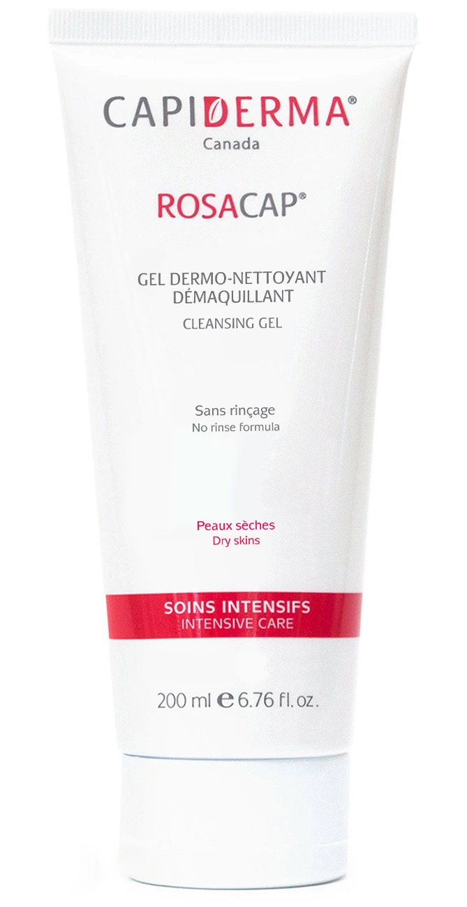 CAPIDERMA ROSACAP GEL ANTI-ROUGEURS DERMO-NETTOYANT 200ML